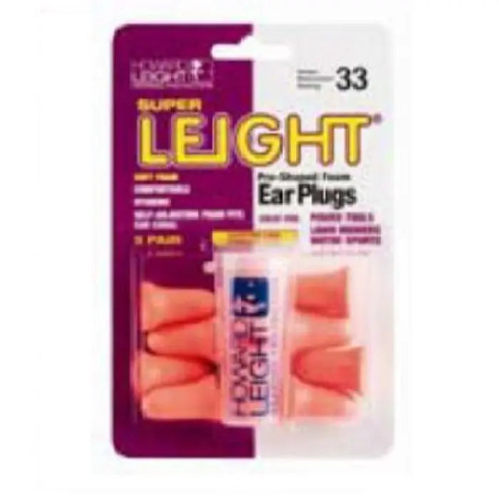 Honeywell Howard Leight R-01110 Super Leight Earplugs, Orange, One Size, Pack of 144