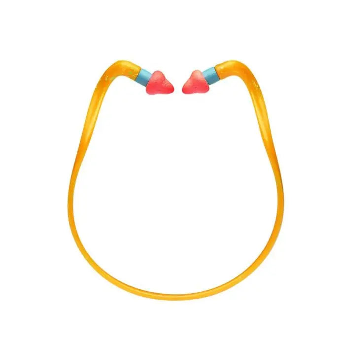 Honeywell Howard Leight R-01538 QB2 Quiet Banded Earplugs, Orange, One Size, Box of 5