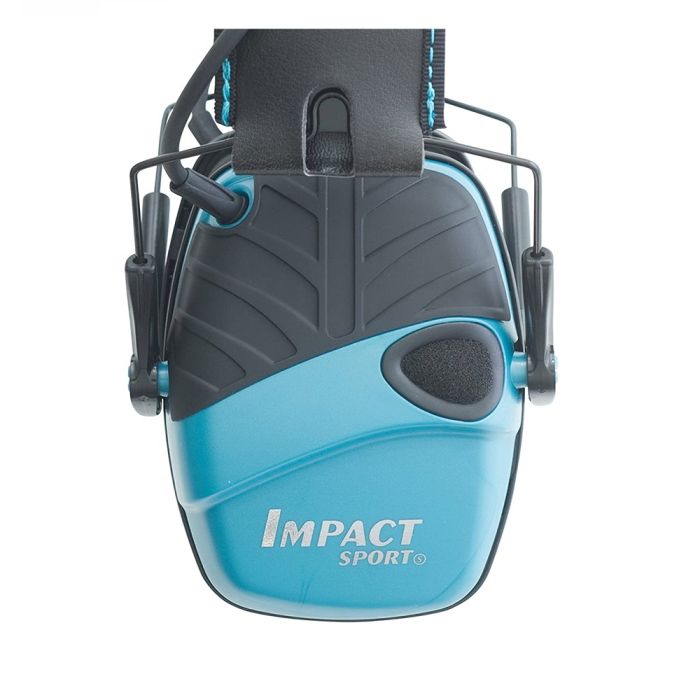 Honeywell Howard Leight R-02521 Impact Sport Electronic Shooting Earmuff, Teal, One Size, Box of 2
