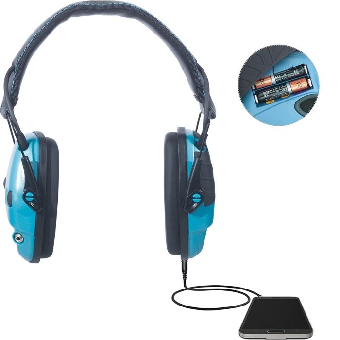 Honeywell Howard Leight R-02521 Impact Sport Electronic Shooting Earmuff, Teal, One Size, Box of 2
