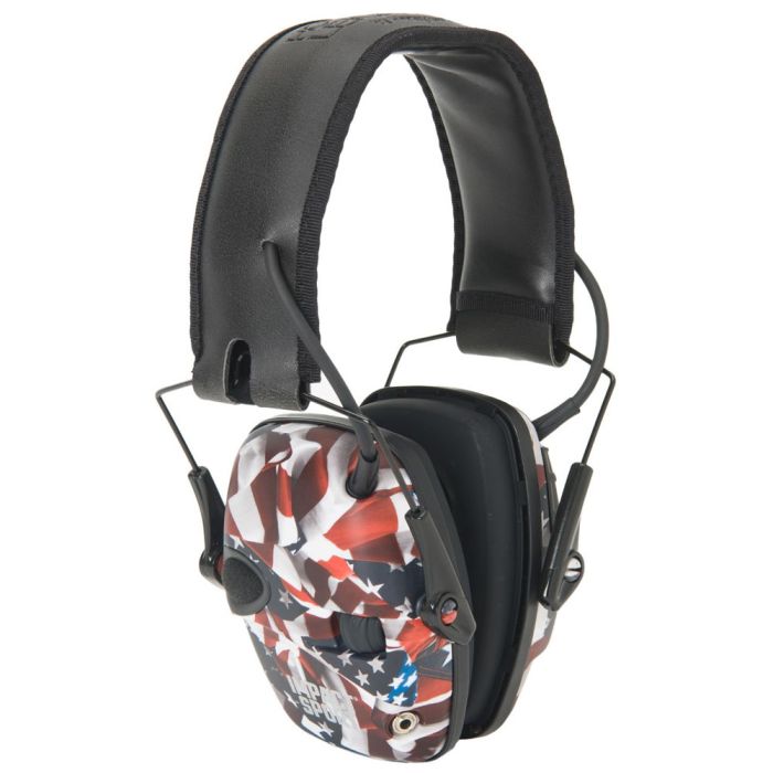 Honeywell Howard Leight R-02530SIOC Impact Sport Electronic Shooting Earmuff, One Nation, One Size, 1 Each