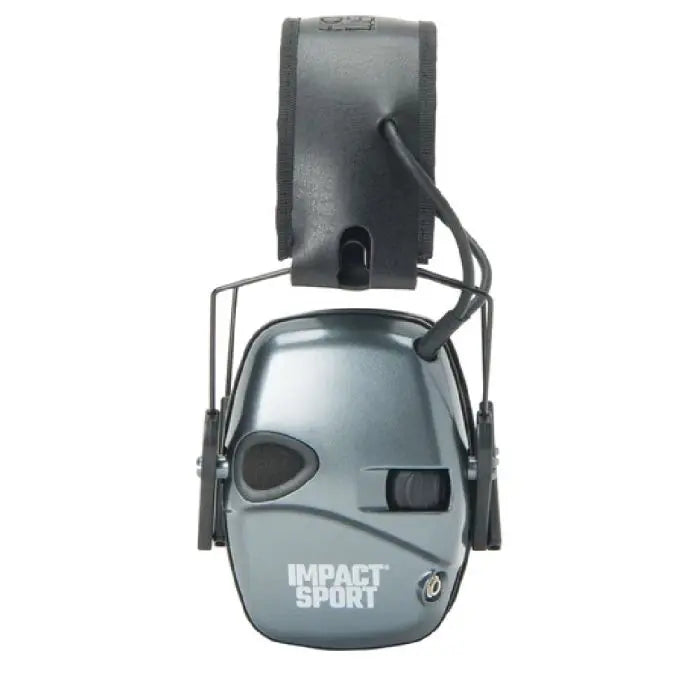 Honeywell Howard Leight R-02532 Impact Sport Earmuff, Metallic Charcoal Gray, Small, Box of 2