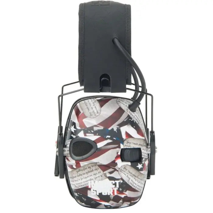 Honeywell Howard Leight R-02546 Impact Sport Electronic Shooting Earmuff with Bluetooth, 2nd Amendment, Small, Box of 2