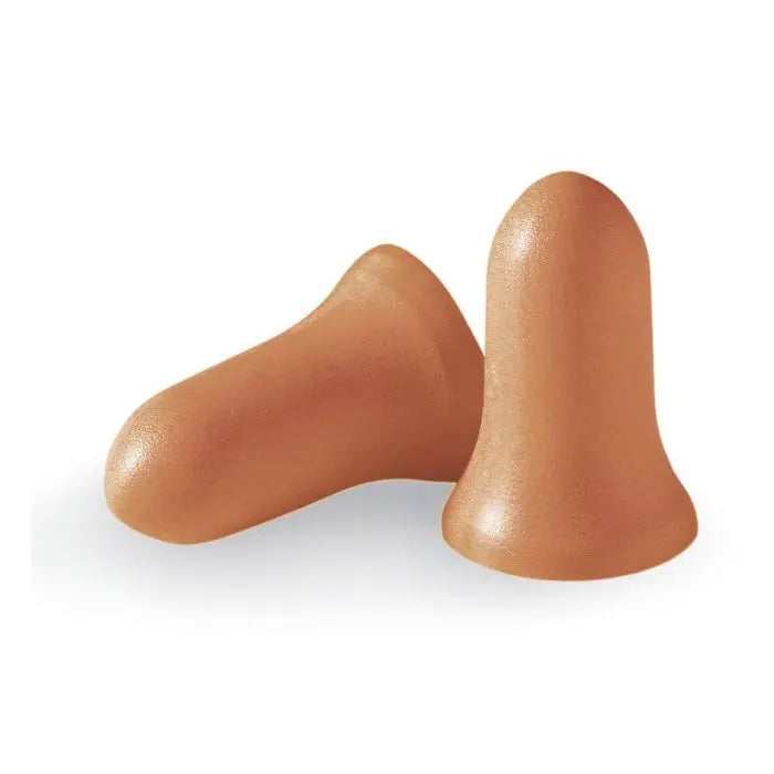 Honeywell Howard Leight R-33133 Super Leight Pre-Shaped Single Use Earplugs, Orange, One Size, Box of 4 Tubs