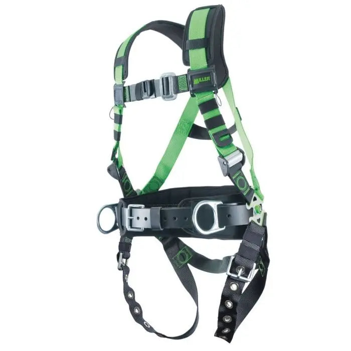 Honeywell Miller R10CN-MB-BDP/UGN Construction Harness, Green, Universal, 1 Each