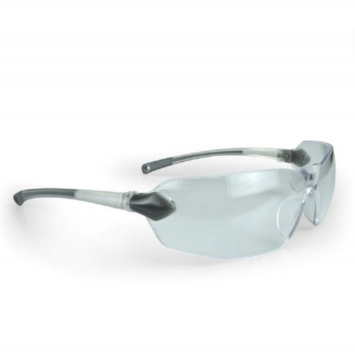 Radians BAL1-10 Balsamo Safety Eyewear, Gray Frame, Clear Lens, One Size, Box of 12