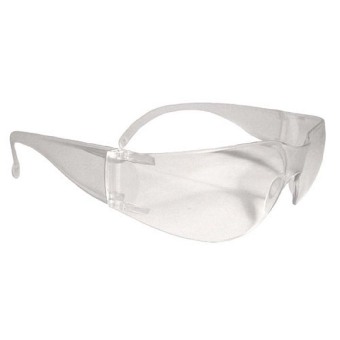 Radians MR0110ID Mirage Safety Eyewear, Clear Lens, Clear Frame