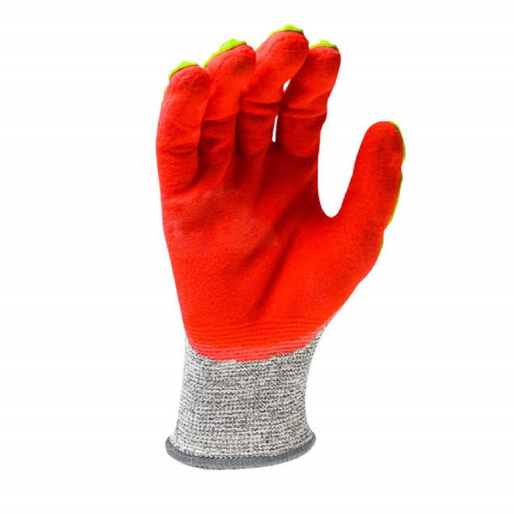 Radians RWG603 Cut Protection Level A5 Sandy Foam Nitrile Coated Glove, Box of 12 Pairs