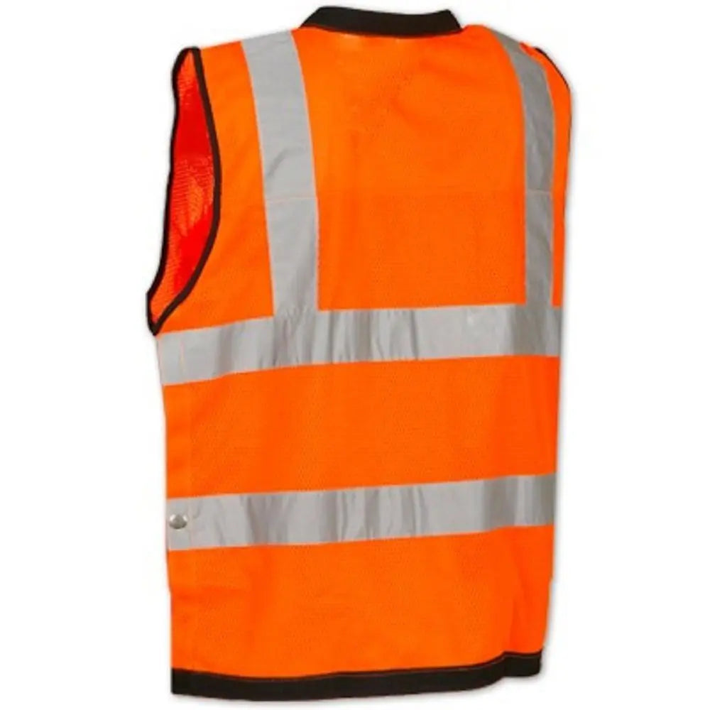 Radians SV59-2ZOD Type R Class 2 Heavy Duty Surveyor Safety Vest, Hi-Vis Orange, 1 Each