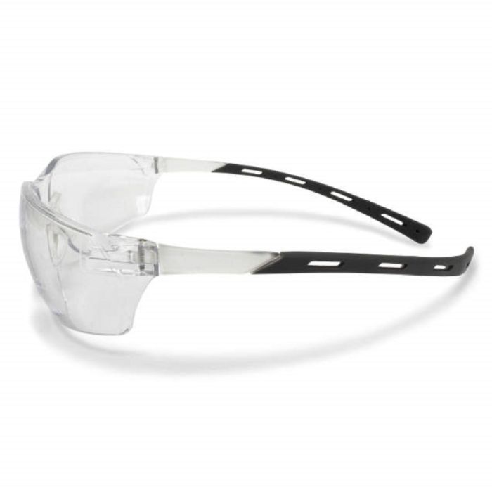 Radians TEC1-10 Tecona Safety Eyewear, Clear Frame, Clear Lens, One Size, Box of 12