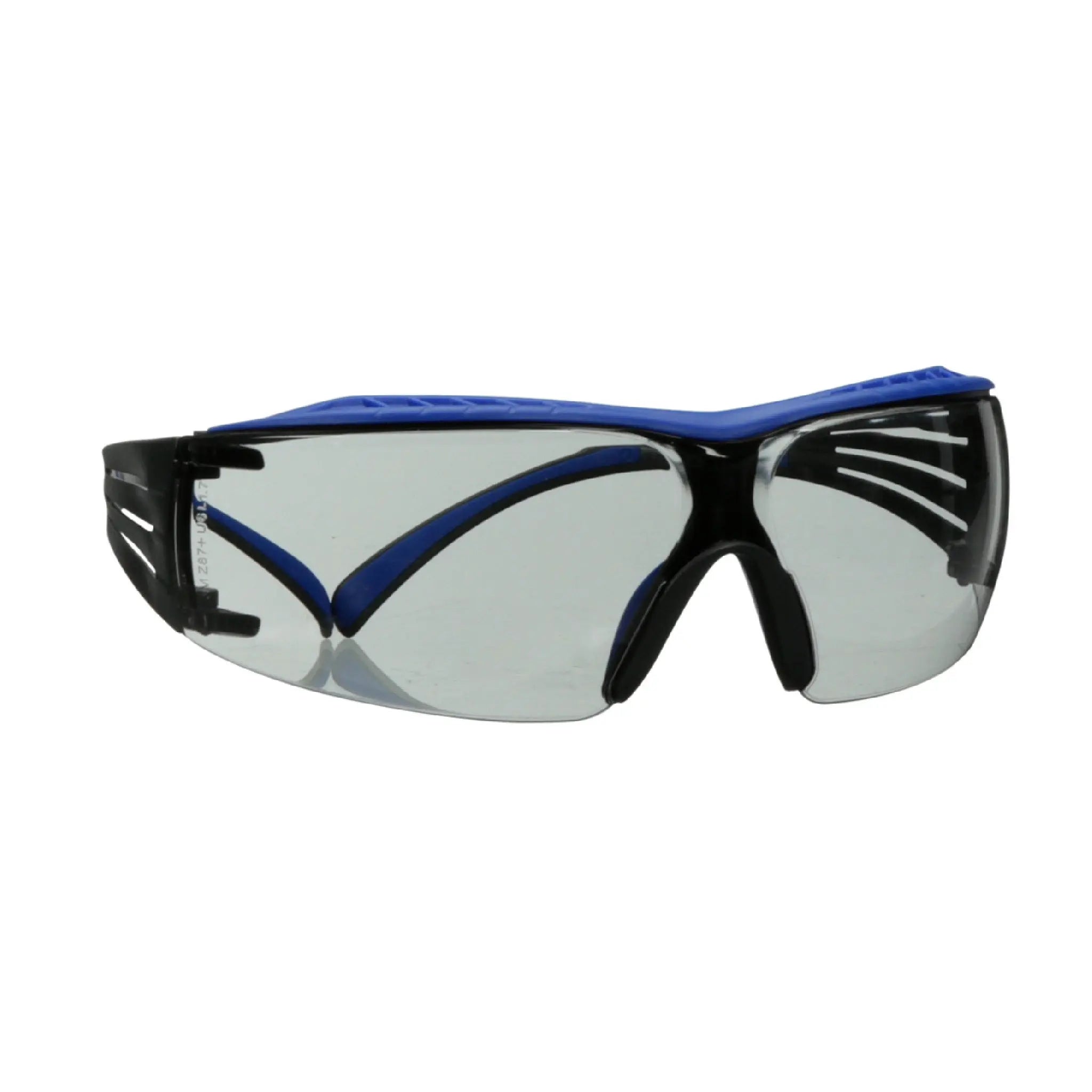 3M SecureFit 400 Series Safety Glasses SF407XSGAF-BLU, BLU/GRY, I/O GRY Scotchgard Anti-Fog/Anti-Scratch Lens, 20 ea/Case