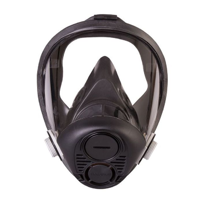 Honeywell North RU65001 Full Facepiece silicone with 5 Point Head Harness, Black, 1 Each