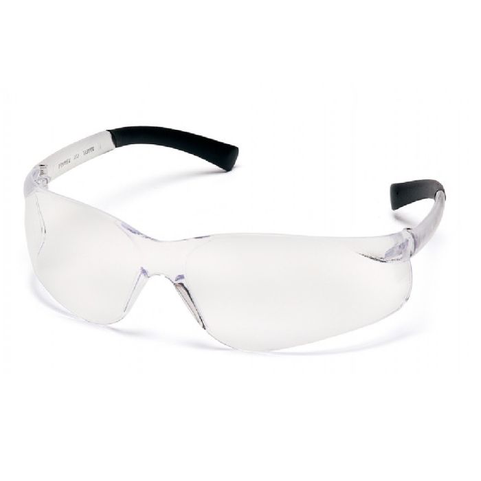 Pyramex Ztek S2510ST Safety Glasses, Clear Anti-Fog Lens, Clear Frame, One Size, Box of 12