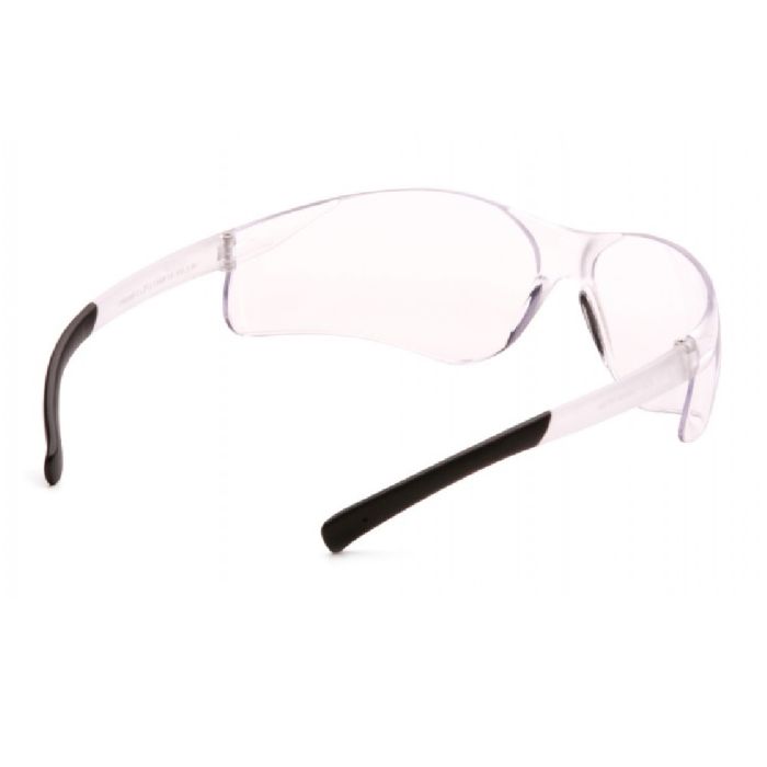 Pyramex Ztek S2510ST Safety Glasses, Clear Anti-Fog Lens, Clear Frame, One Size, Box of 12