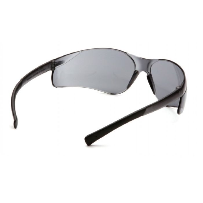 Pyramex Ztek S2520S Safety Glasses, Gray Lens, Gray Frame, One Size, Box of 12