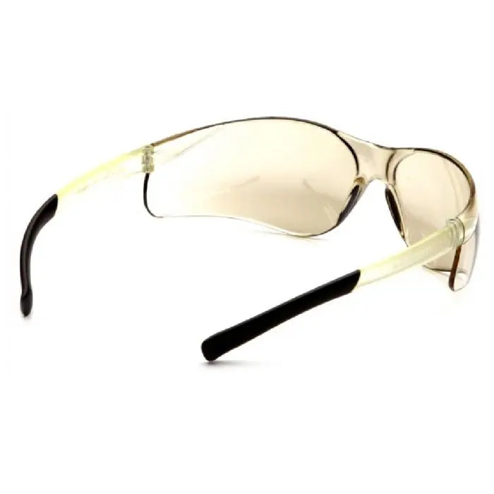 Pyramex Mini Ztek S2580SN Safety Glasses, Indoor Outdoor Mirror Lens and Temples, One Size, Box of 12