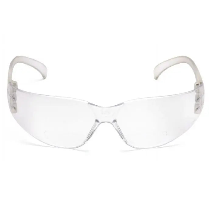 Pyramex Intruder S4110R20 +2.0 Reader, Clear Lens, Clear Temples, One Size, Box of 6