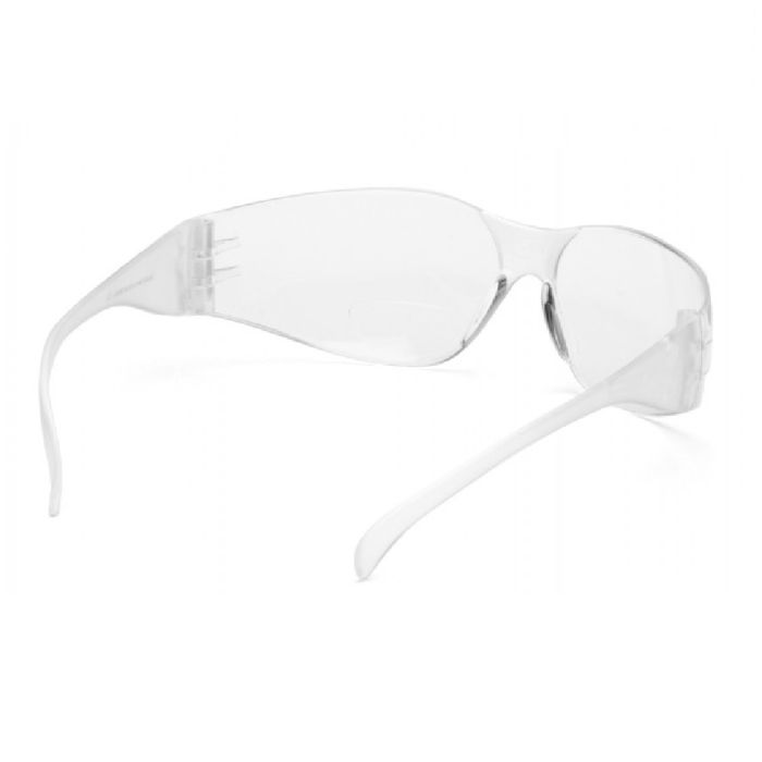 Pyramex Intruder S4110R20 +2.0 Reader, Clear Lens, Clear Temples, One Size, Box of 6