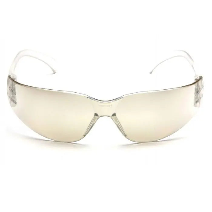 Pyramex Intruder S4180ST Safety Glasses, Indoor Outdoor Mirror Anti Fog Lens, Indoor Outdoor Mirror Frame, One Size, Box of 12