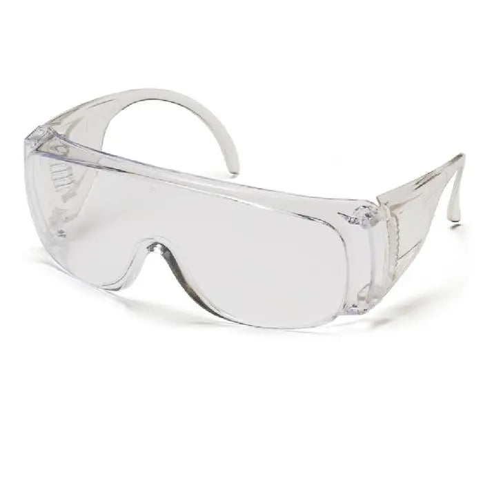 Pyramex Solo S510S Safety Goggles, Clear Lens and Frame, Universal, Box of 12