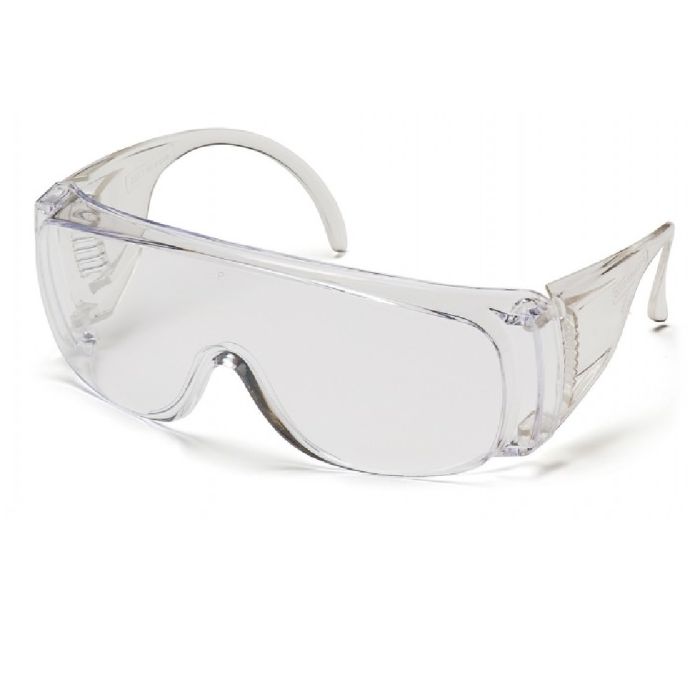 Pyramex Solo S510SJ Safety Goggles, Clear Lens and Frame, Jumbo, Box of 12