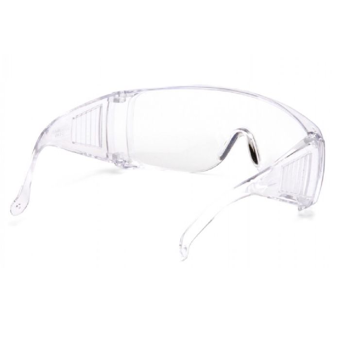 Pyramex Solo S510SJ Safety Goggles, Clear Lens and Frame, Jumbo, Box of 12