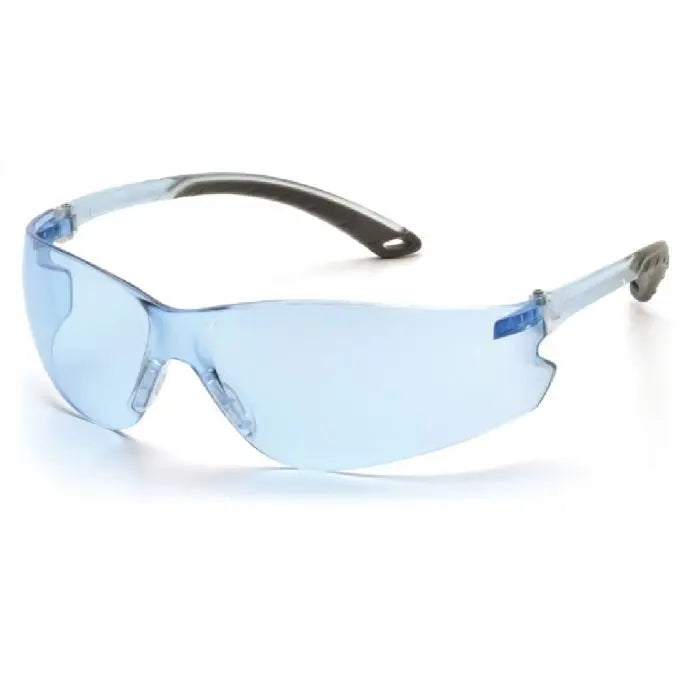 Pyramex ITEK S5860S Safety Glasses, Infinity Blue Lens and Temples, One Size, Box of 12
