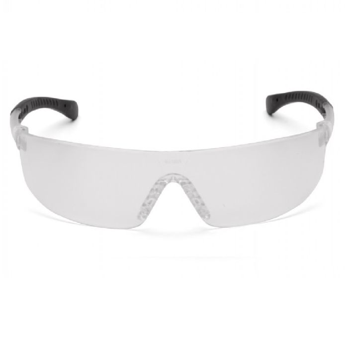 Pyramex Provoq S7210ST Safety Glasses, Clear Anti Fog Lens, Clear Temples, One Size, Box of 12