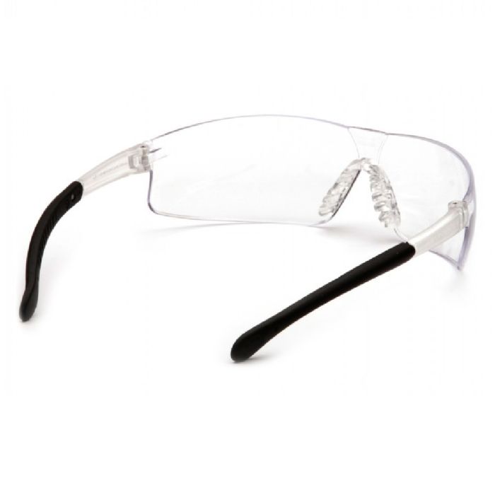 Pyramex Provoq S7210ST Safety Glasses, Clear Anti Fog Lens, Clear Temples, One Size, Box of 12