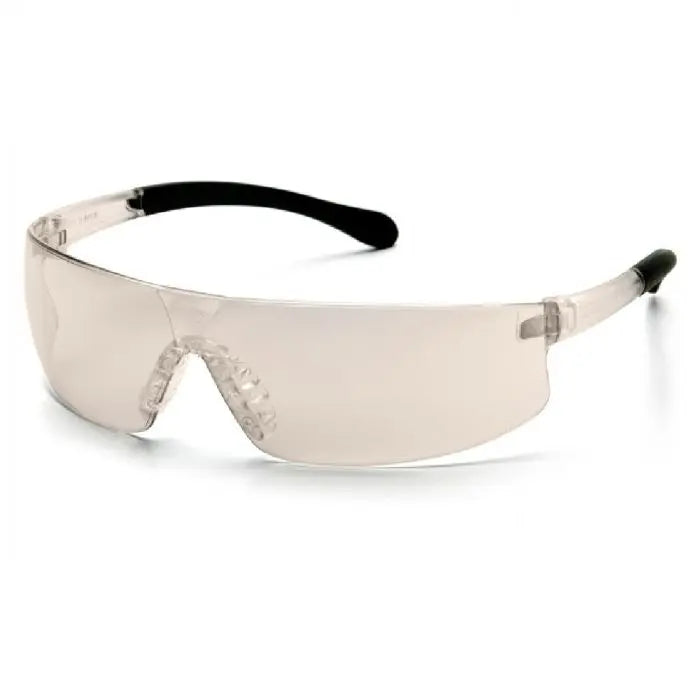 Pyramex Provoq S7280S Safety Glasses, Indoor Outdoor Mirror Lens and Temples, One Size, Box of 12