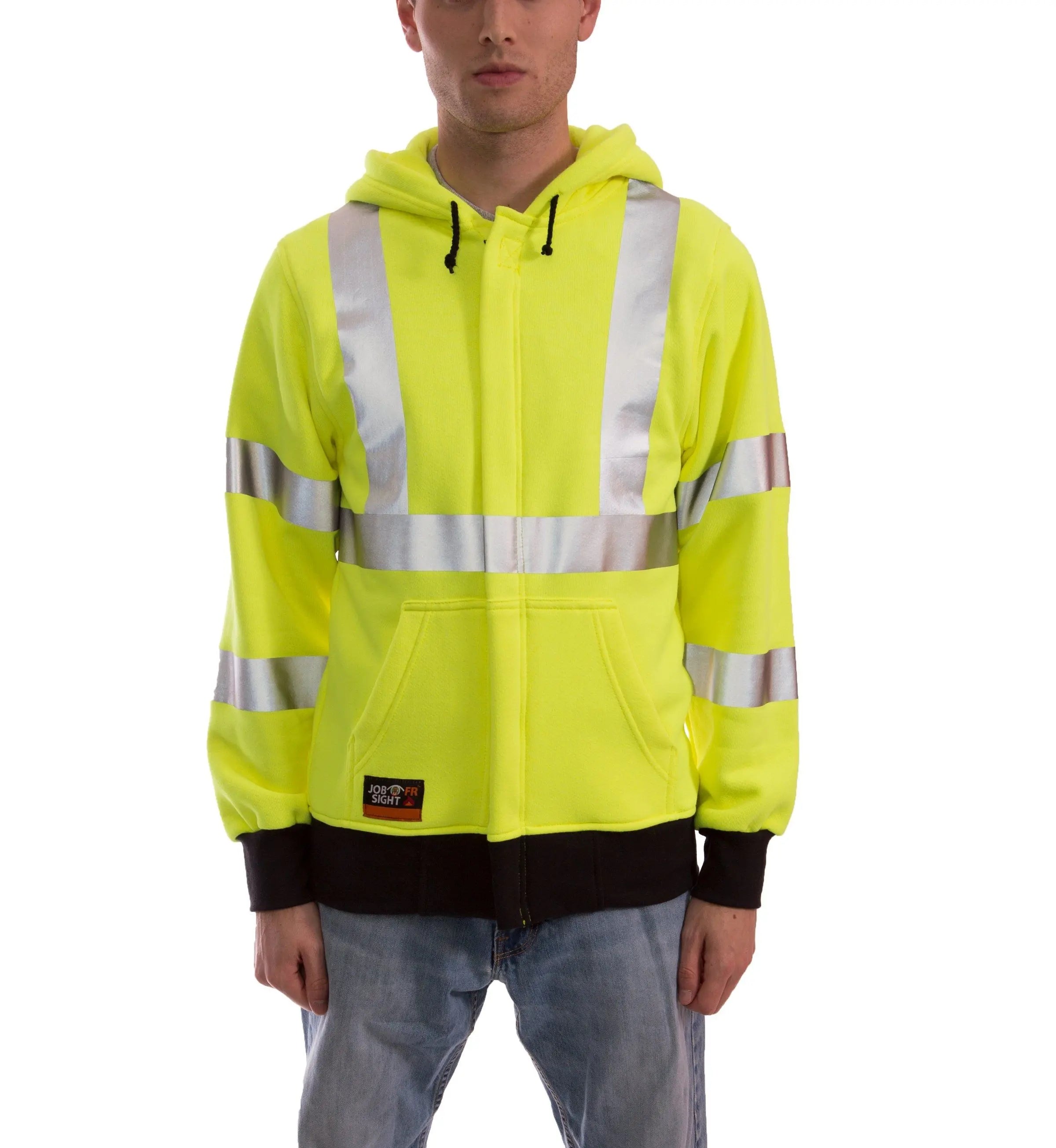 Tingley S88122 Class 3 Job Sight FR„¢ Zip-Up Hoodie