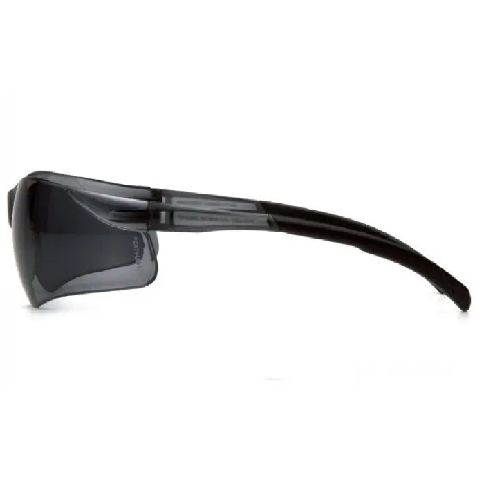 Pyramex Atoka S9120S Safety Glasses, Gray Lens, Gray Temples, One Size, Box of 12