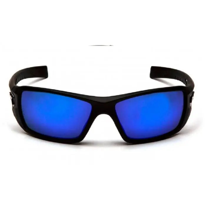 Pyramex Velar SB10465D Safety Glasses, Ice Blue Mirror Lens, Black Frame, One Size, Box of 12