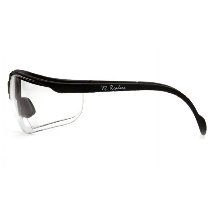 Pyramex Venture II SB1810R15 Readers, Black Frame, Clear + 1.5 Lens, One Size, Box of 6
