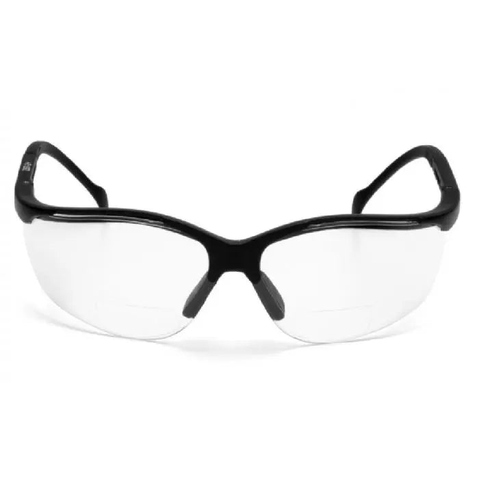 Pyramex Venture II SB1810R25 Readers, Black Frame, Clear + 2.5 Lens, One Size, Box of 6