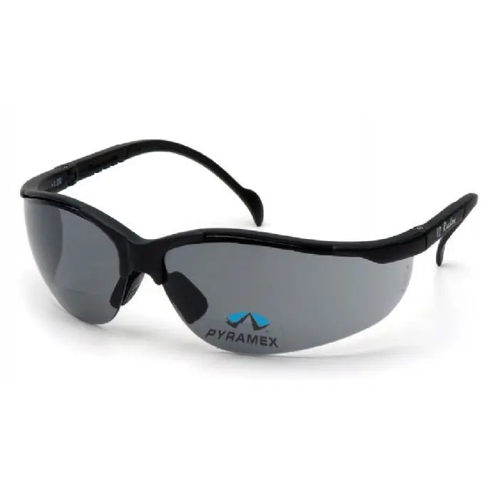 Pyramex Venture II SB1820R15 Readers, Black Frame, Gray + 1.5 Lens, One Size, Box of 6