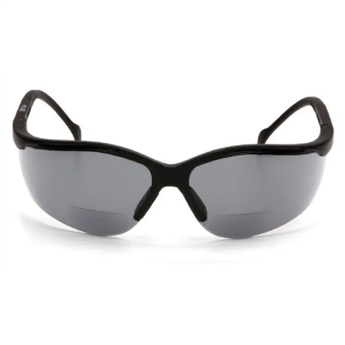 Pyramex Venture II SB1820R15 Readers, Black Frame, Gray + 1.5 Lens, One Size, Box of 6