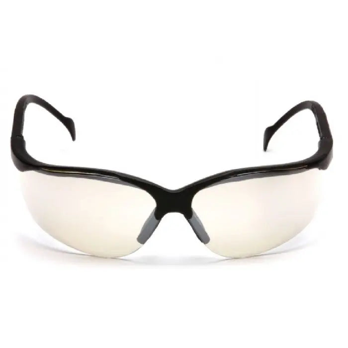 Pyramex Rendezvous SB2810S Safety Glasses, Clear Lens, Black Frame, One Size, Box of 12