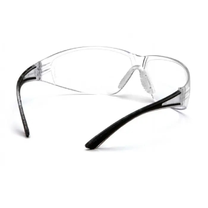 Pyramex Cortez SB3610S Safety Glasses, Clear Lens, Black Temples, One Size, Box of 12