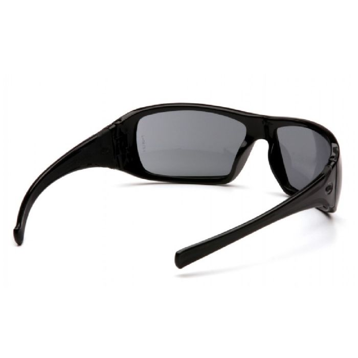 Pyramex Goliath SB5621D Safety Glasses, Gray Polarized Lens, Black Frame, One Size, 1 Each