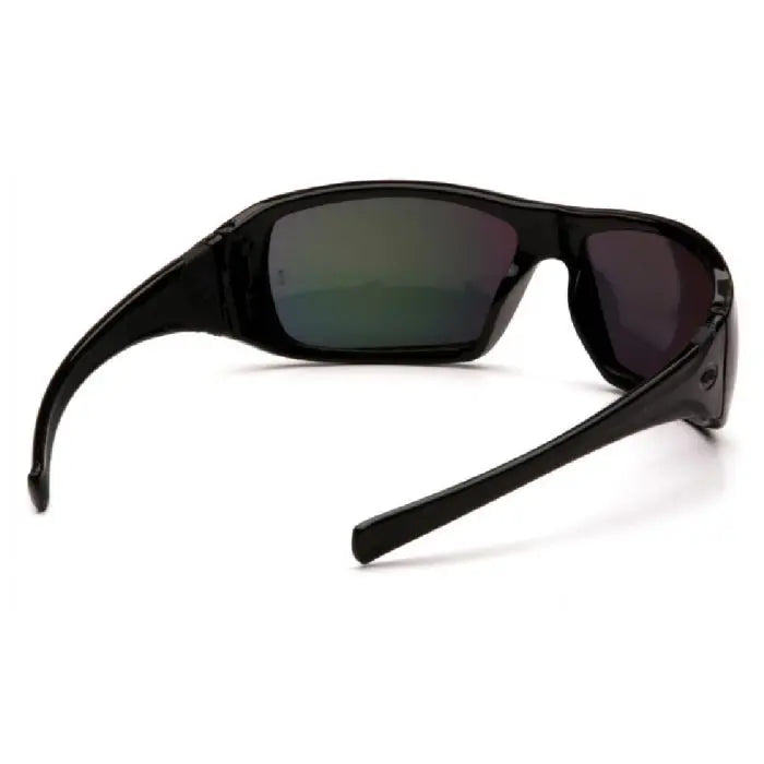 Pyramex Goliath SB5645D Safety Glasses, Ice Orange Mirror Lens, Black Frame, One Size, Box of 12