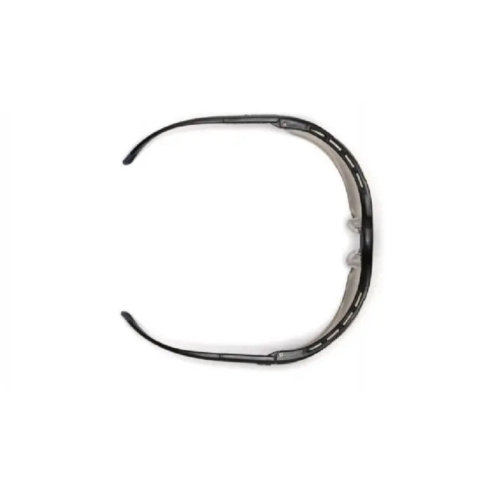 Pyramex Venture 3 SB5710DT Safety Glasses, Clear H2X Anti Fog Lens, Black Frame, One Size, Box of 12