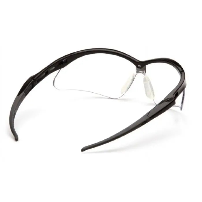 Pyramex PMXTREME SB6310SP Safety Glasses, Clear Lens, Black Frame, One Size, Box of 12