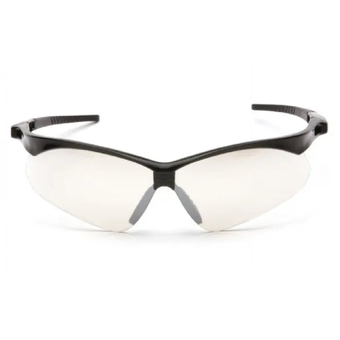 Pyramex PMXTREME SB6380SP Safety Glasses, Indoor Outdoor Mirror Lens, Black Frame and Cord, One Size, Box of 12