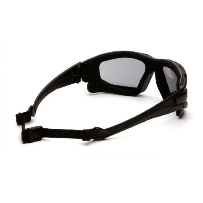 Pyramex I-Force Slim SB7020SDNT Safety Glasses, Gray Dual Pane H2X Anti Fog Lens, Black Temples and Strap, One Size, Box of 12