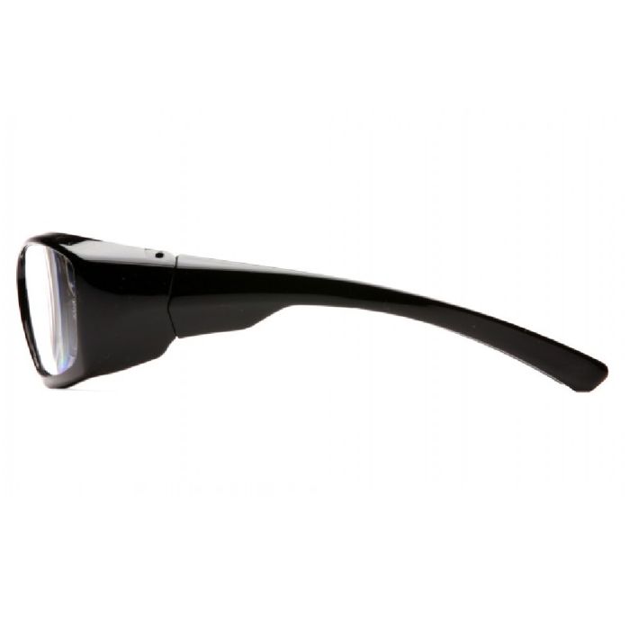 Pyramex Emerge Safety Glasses with Clear Lens and Black Frame