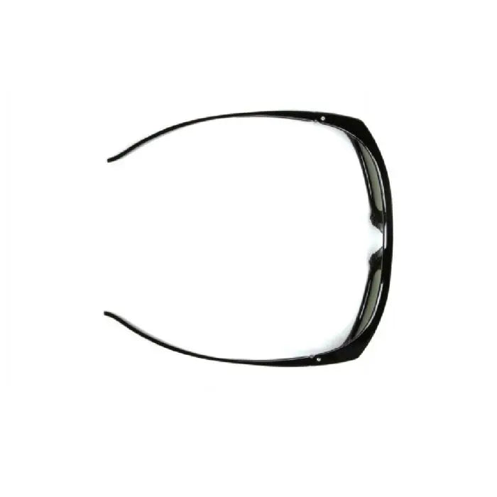 Pyramex Emerge Safety Glasses with Clear Lens and Black Frame