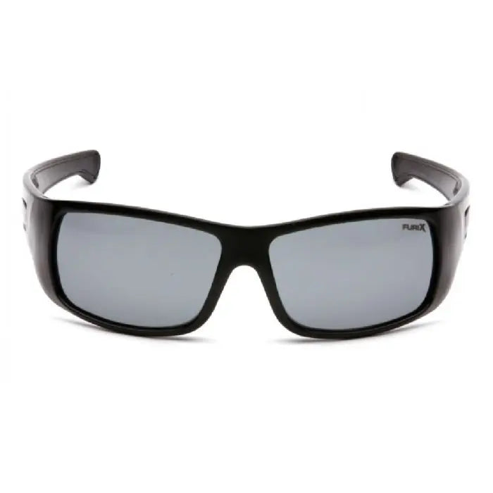 Pyramex Furix SB8520DT Safety Glasses, Gray Anti Fog Lens, Black Frame, One Size, Box of 12