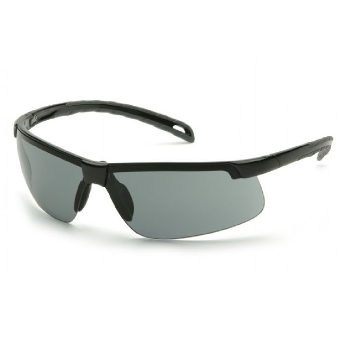 Pyramex Ever-Lite SB8620D Safety Glasses, Gray Lens, Black Frame, One Size, Box of 12