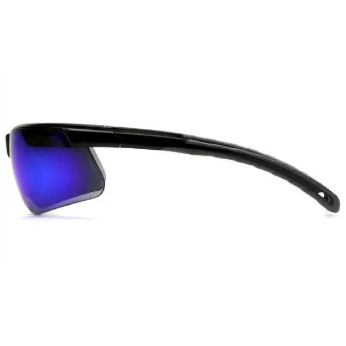 Pyramex Ever-Lite SB8665D Safety Glasses, Ice Blue Mirror Lens, Black Frame, One Size, Box of 12
